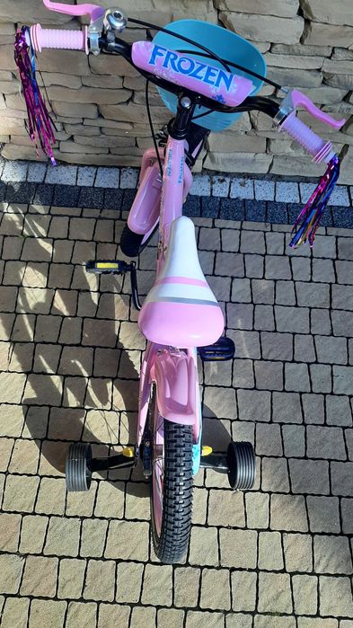 Rower 16,12 cali dla dziewczynki Frozen  koszyk taśmy kółka promocja !