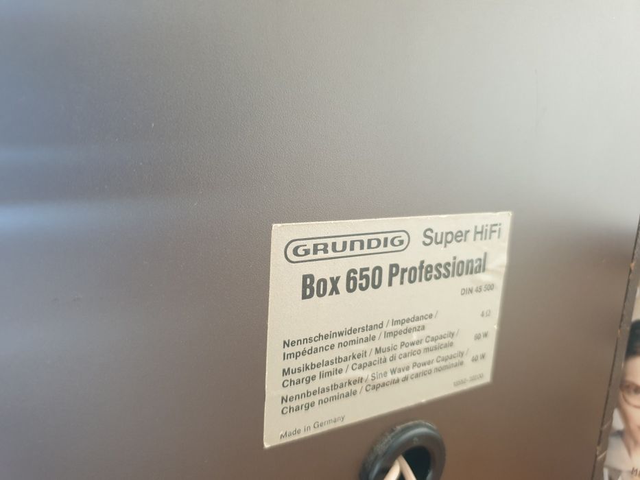 Grundig box 650 Professional