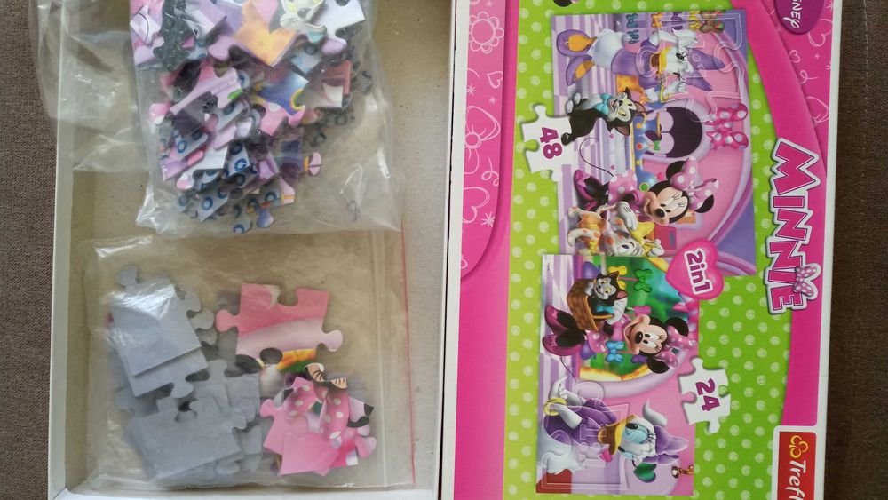 Пазли 2 в 1, Trefi. Minnie mouse