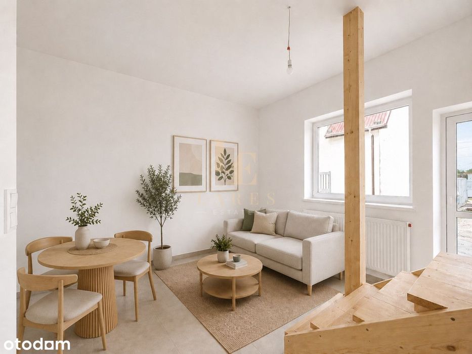 Dwupoziomowe 41,98 m² | Stan deweloperski