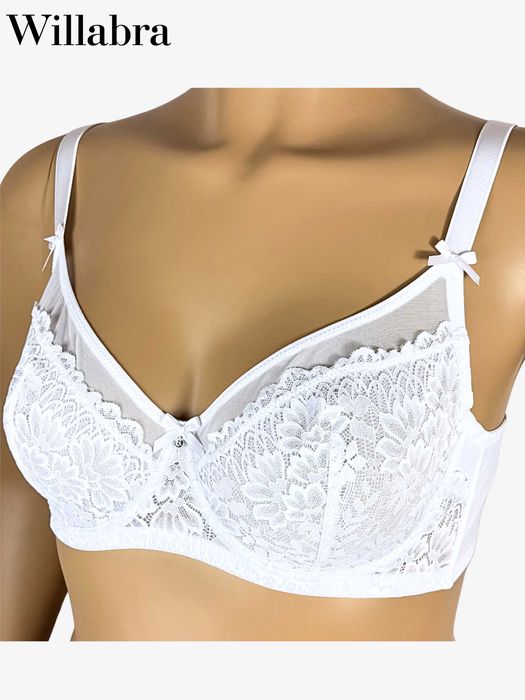 Biustonosze damskie Willabra z koronki - nowe, różne kolory i rozmiary