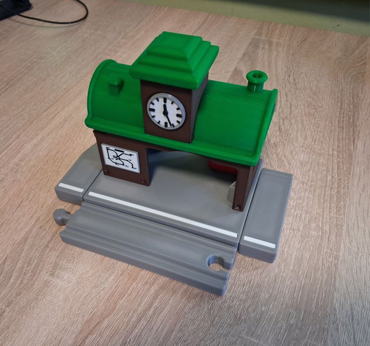 Залізнична станція,  сумісна з Brio, IKEA,  PlayTive