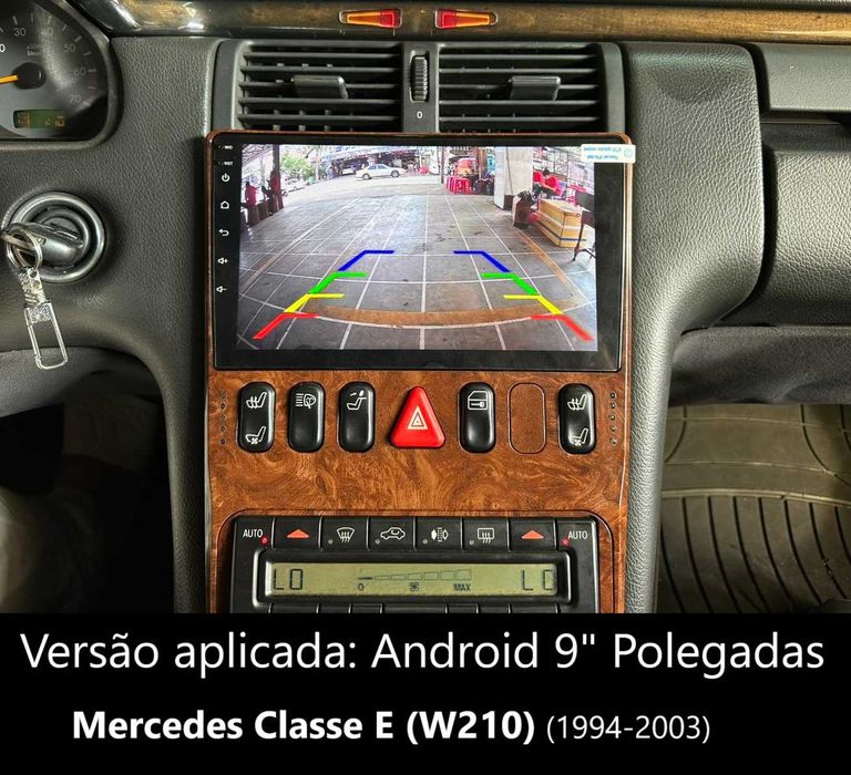 Rádio 2DIN 9" [4+32GB] MERCEDES • Classe E (W124) • (W210) • Android
