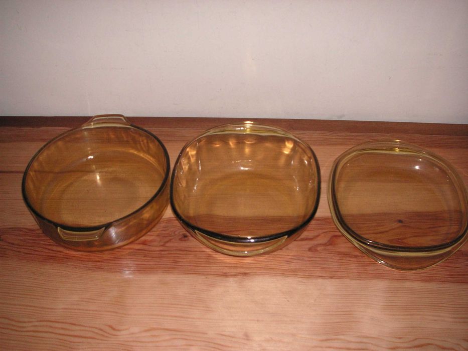 Taças/ Caçarola Pyrex México ( Três )