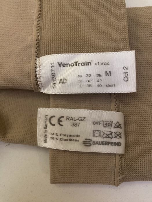 Podkolanówki kompresyjne CCL2 bez palców Bauerfeind VenoTrain clinic M