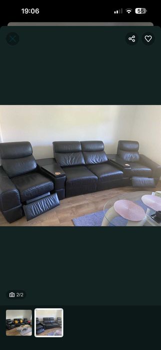 Kanapa ze skóry naturalnej