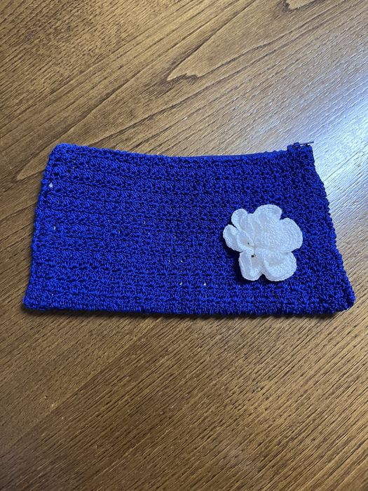 Necessaire de crochê feita artesanalmente