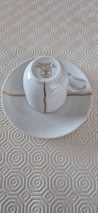 2 Chavenas Porcelana Portugal Edição Limitada Design Marta Pina