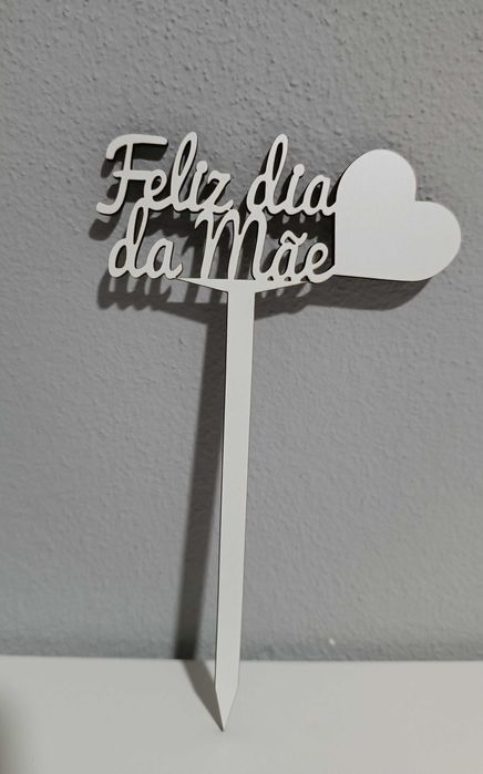 Topper para bolos, ramos flores