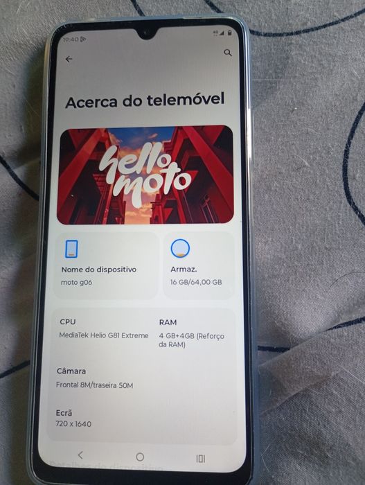 Motorola g06 praticamente novo