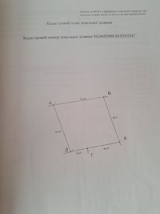 Продам земельну ділянку під забудову