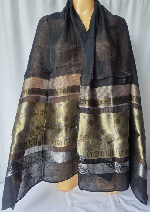 Szalik z kolekcji vintage jedwab 176x60