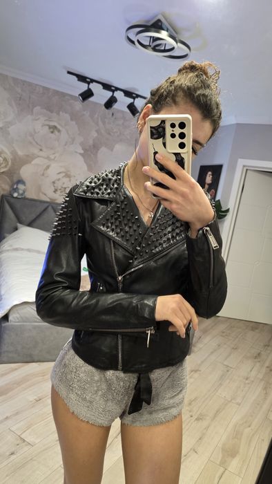 Кожаная куртка philipp plein