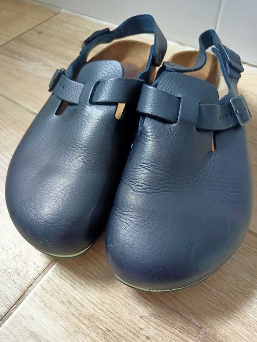 Buty Birkenstock chodaki buty klapki skórzane Tokio professional