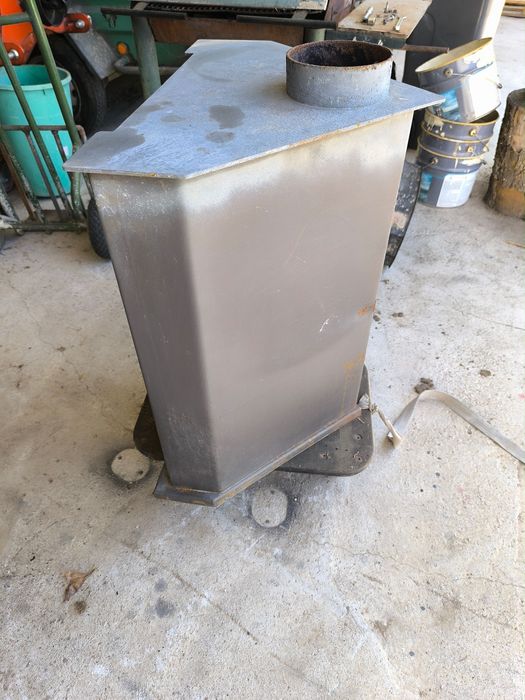 Caldeira a lenha de angulo