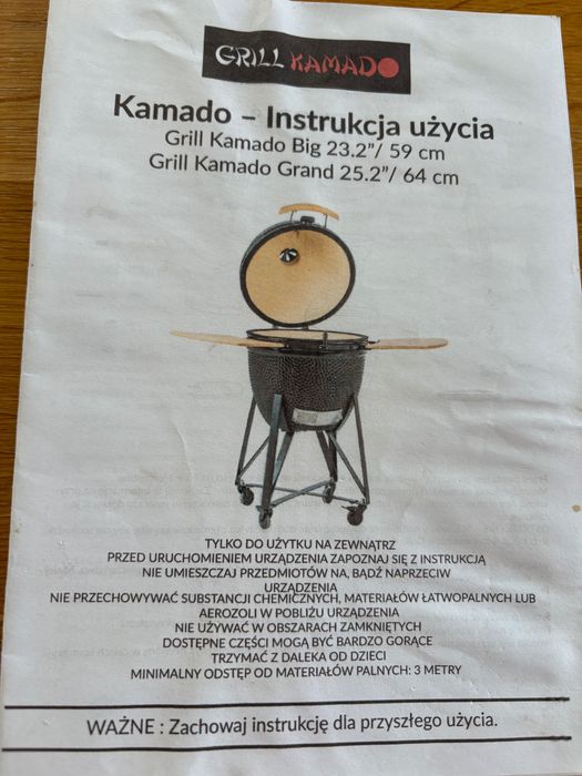Ceramiczny gril marki Kamado