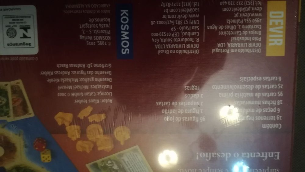 CATAN - Jogo de tabuleiro NOVO c/ 15% de desconto