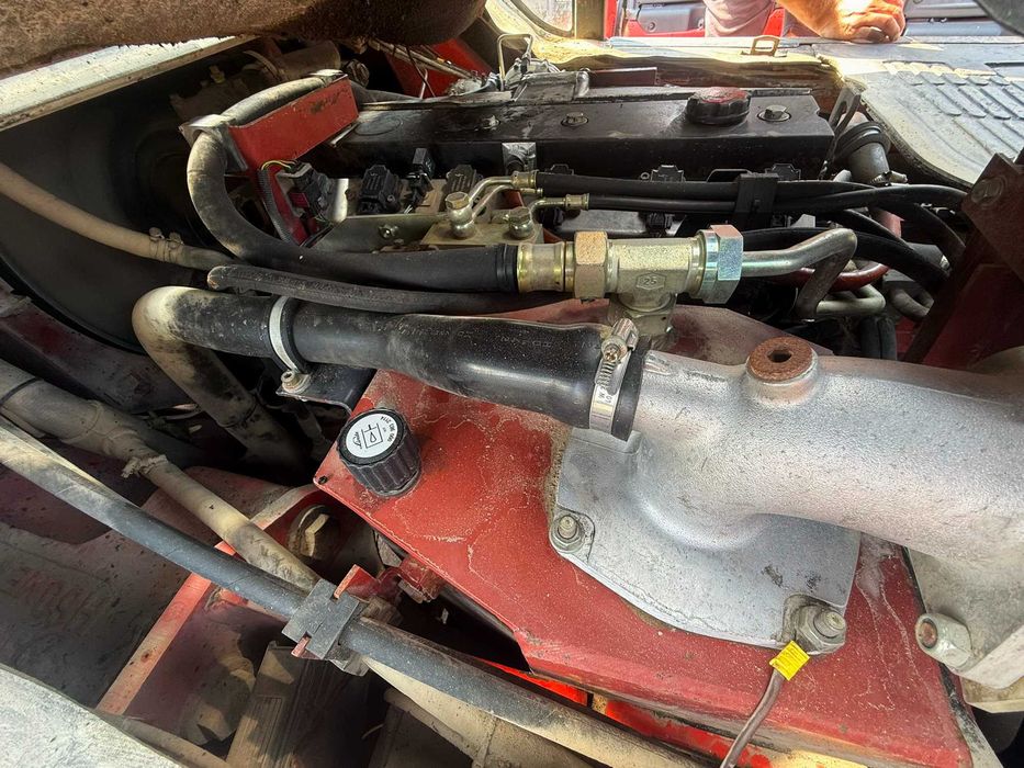 wózek widłowy LINDE H60T-03 LPG udźwig 6.000 kg 4.10m Perkins 6-cyl Kabina