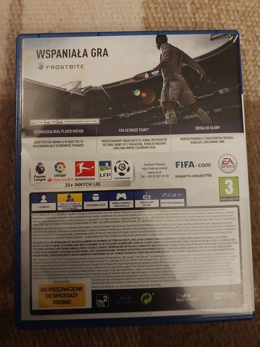 Gra Fifa 18 na ps4