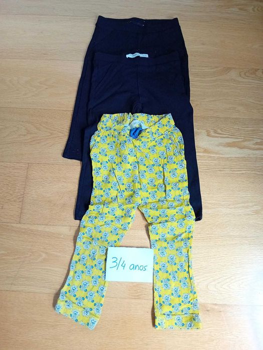 Lote de roupa de menina - 3/4 e 4/5 anos