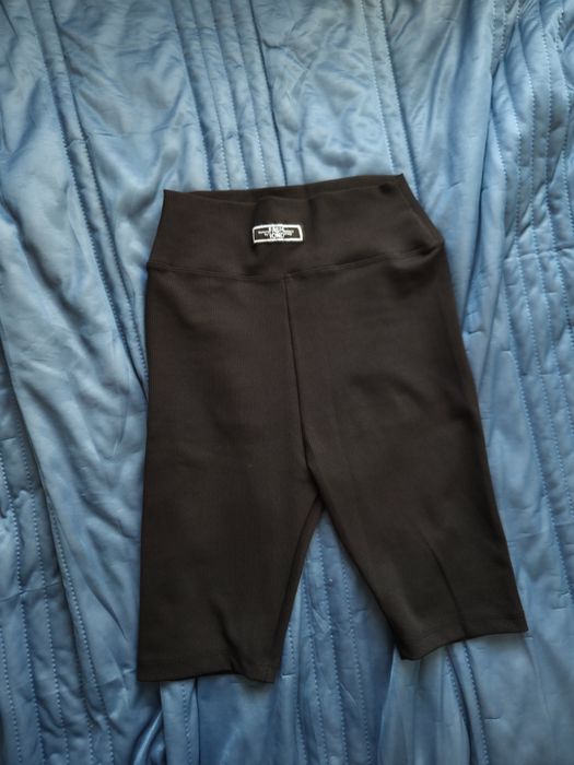 Kolarki legginsy rybaczki czarne xs