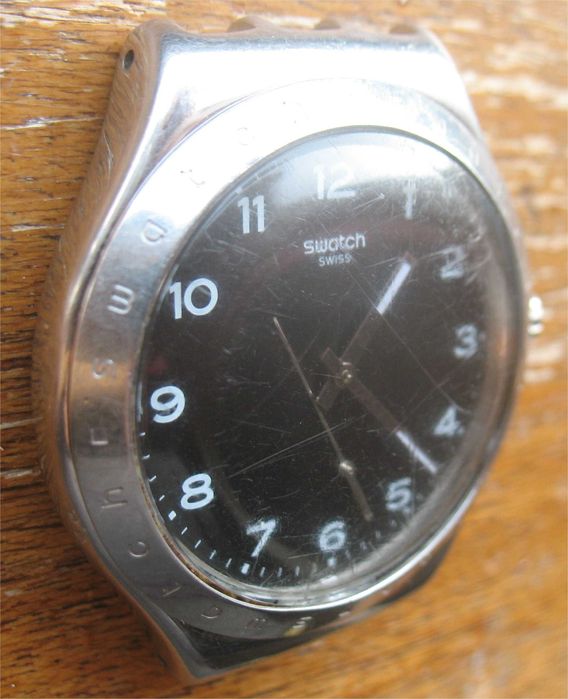 Swatch antigo de aço inoxidável e 40mm de caixa