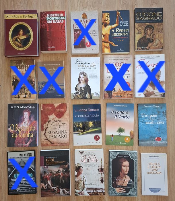 Livros de vários autores em muito bom estado