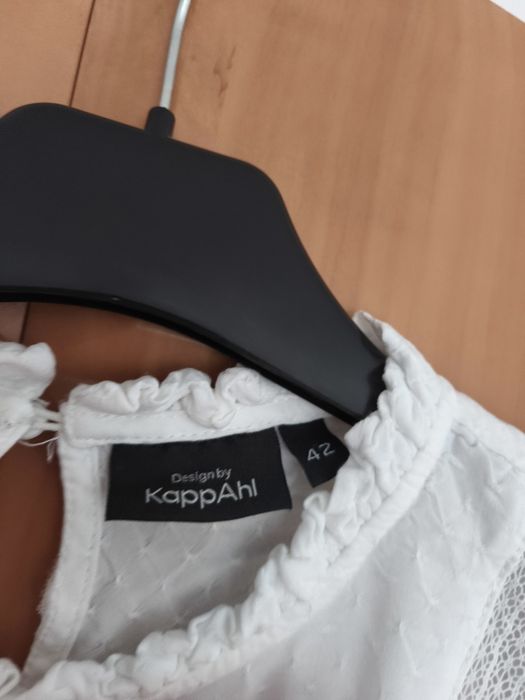 Biała romantyczna koszula z KappAhl