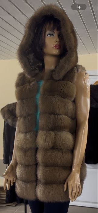 Рр 46-48.  Соболь жилет шубка парка