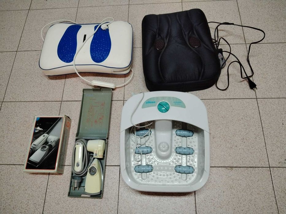 Almofadas massagem + Kit viagem