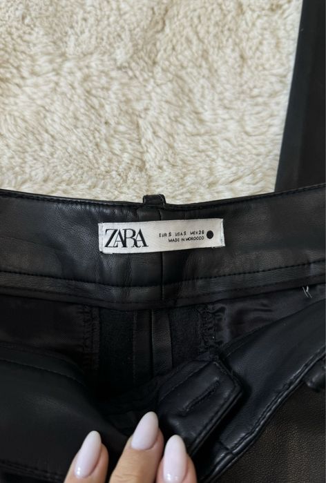 Шкіряні штани Zara S