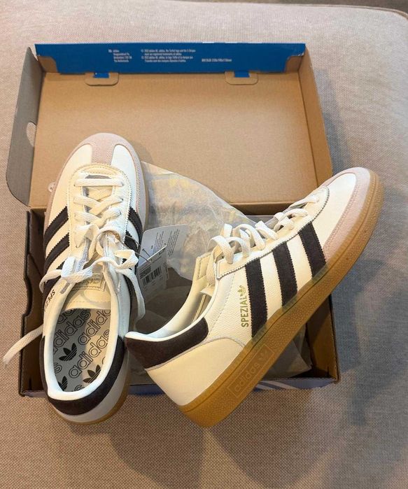 Adidas Handball Spezial - Off White / Dark Brown / Gum