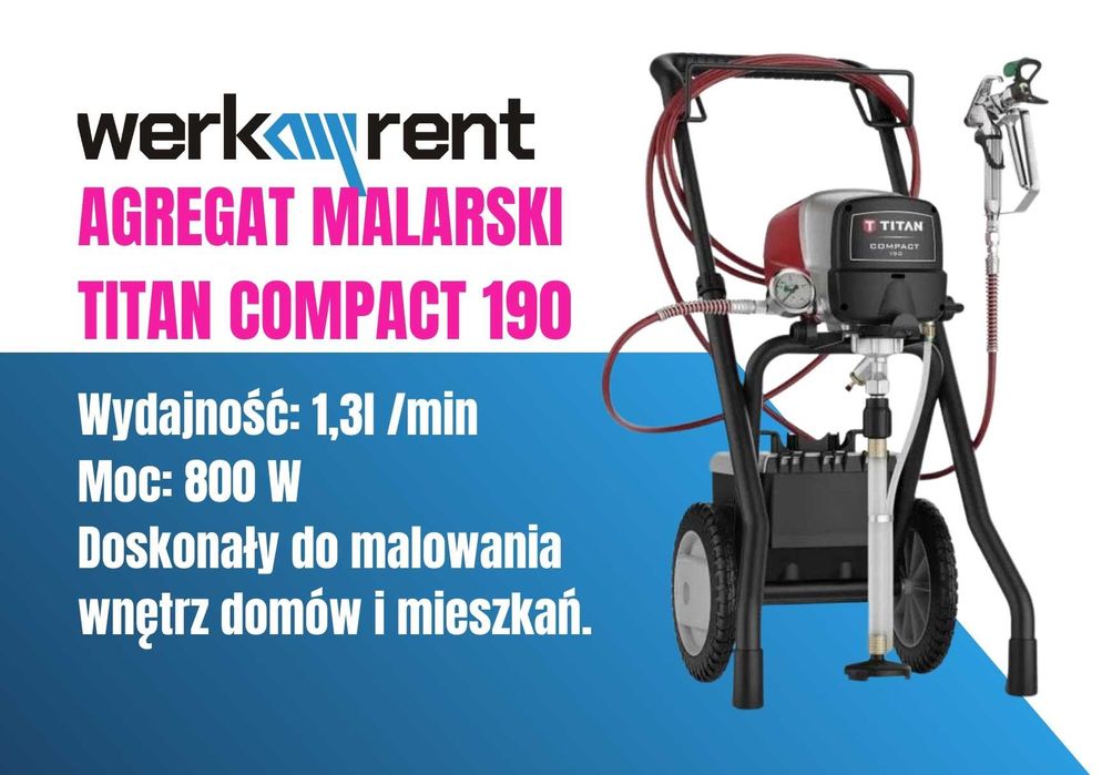 WYNAJEM Agregat malarski | Szlifierka do gładzi | Odkurzacz budowlany
