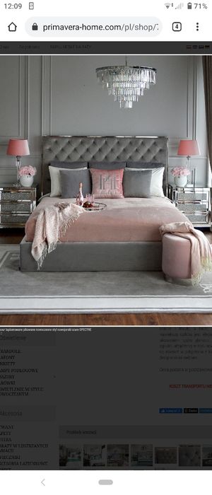 Łóżko glamour ze sklepu primavera home