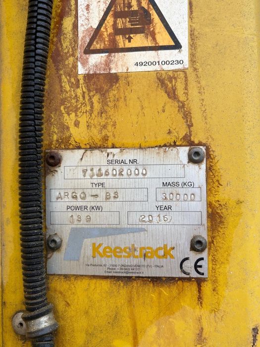 Kruszarka szczękowa  Keestrak  B-3 Argo  Sandvik Metrotrak