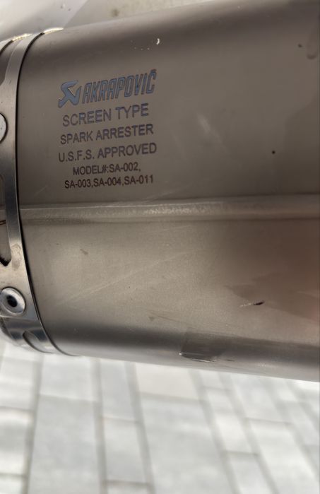 Yamaha yzf250 akrapovic