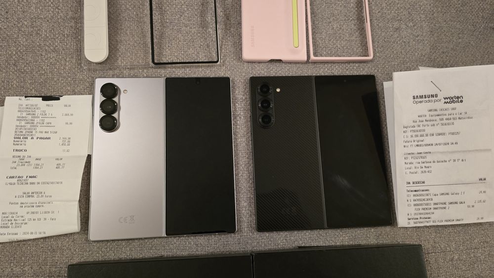 Samsung Fold 6 512GB, 256GB NOVO. Troca/retoma. Fatura, garantia, capa