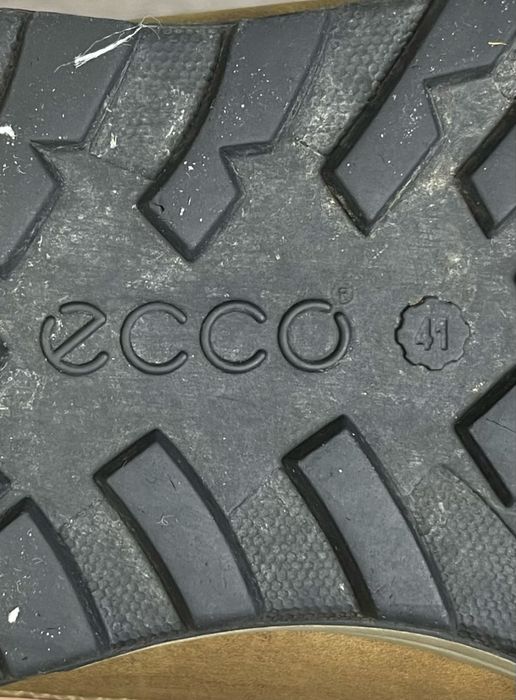 Ecco gore-tex ботинки 41 размер кожаные коричневые оригинал