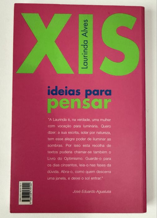 Livro “Xis Ideias Para Pensar”