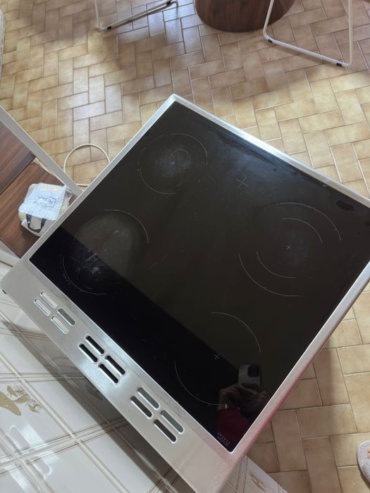 Fogao vitrocerâmica  inox  eletrico