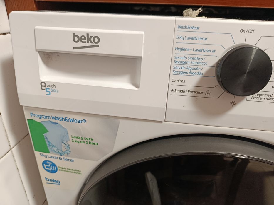 Maquina de lavar e secar beko