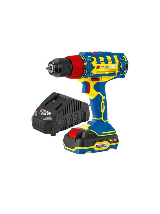 Berbequim com bateria e carregador 20V edição especial parkside