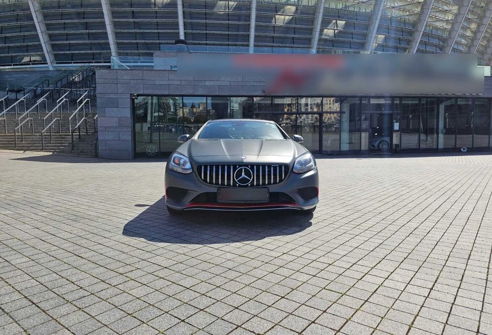решетка радиатора мерседес 172 слц Mercedes slc r172 2016+ amg gt