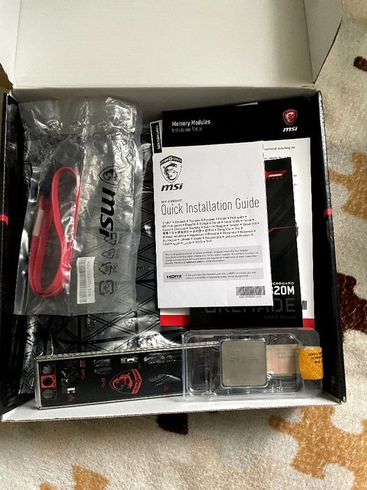 Комплект Ryzen 5 3600XT MSI A320 AM4 16gb HyperX DDR4 Be quiet Slim