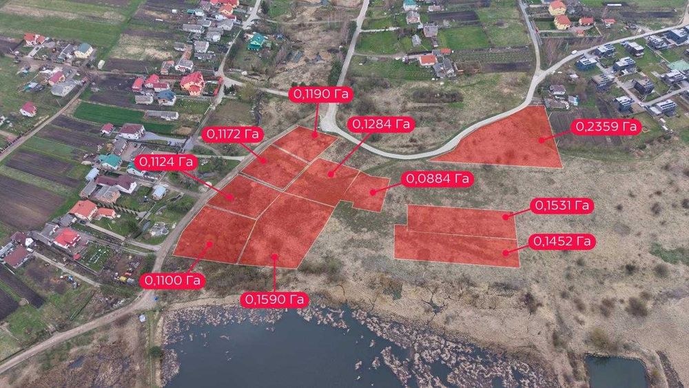 Продаж земля під будівництво, Кротошин, Пасіки, Львів обл.