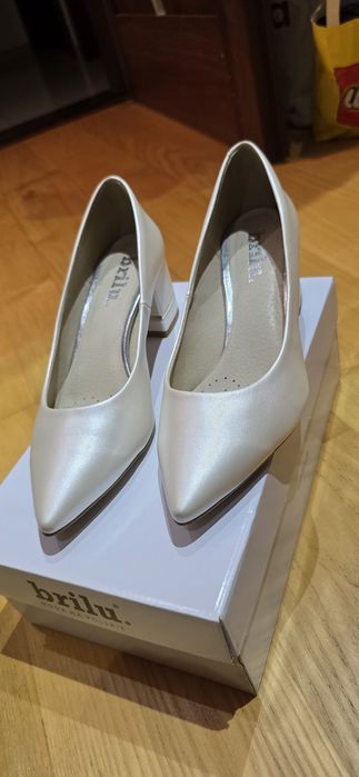 Buty ślubne Brilu. 38