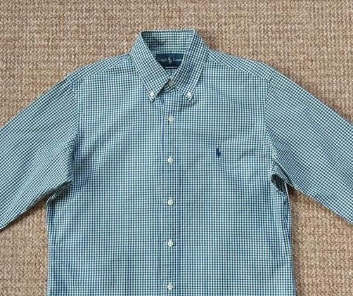 RALPH LAUREN Polo рубашка винтажная custom fit ОРИГИНАЛ S-M