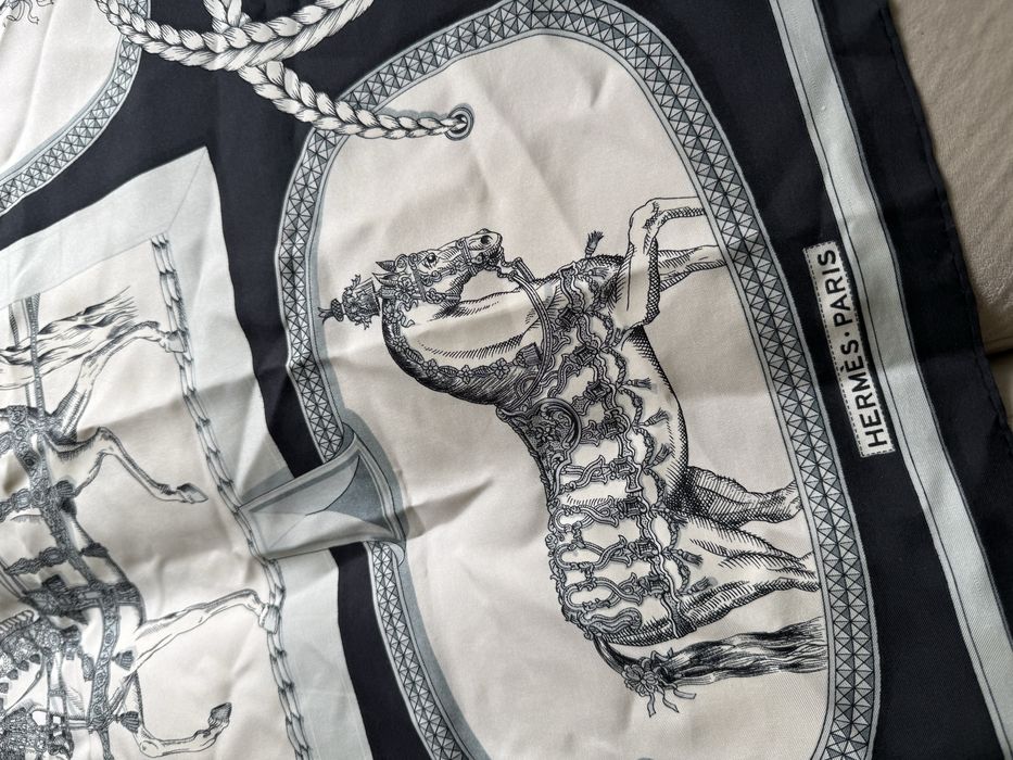 Hermes платок шелк