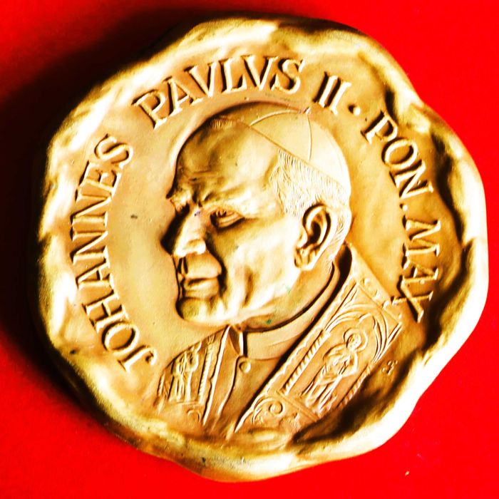 Johannes Pavlvs II Pon. Max. // Roma, medalha dourada