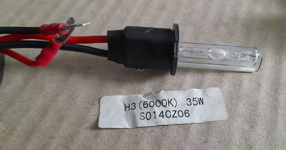 Лампы Ксенон H3, 6000K.